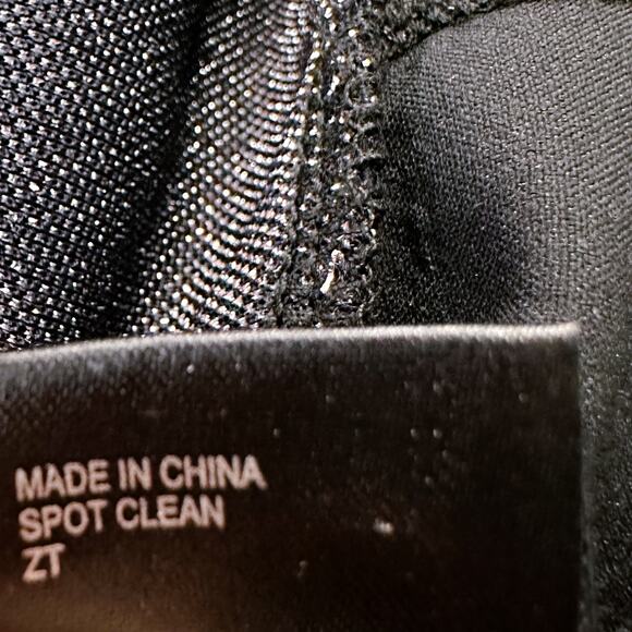 Gianni Bini Andie Metallic Top Blouse Whimsigoth Fairycore Fairy sz Black 6 NWT - Picture 10 of 11